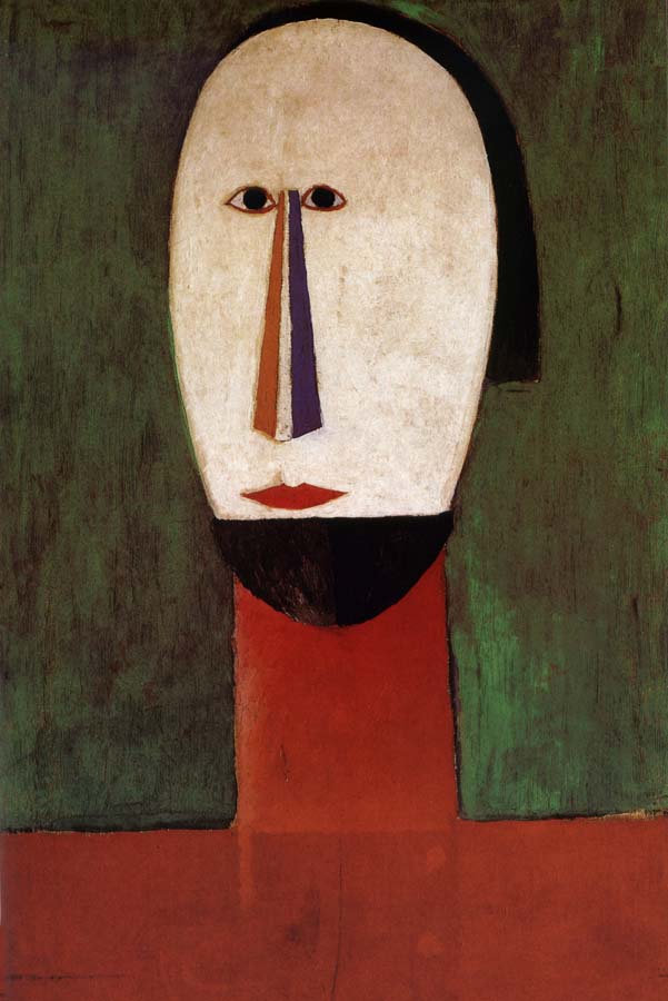 Kasimir Malevich Head Portrait